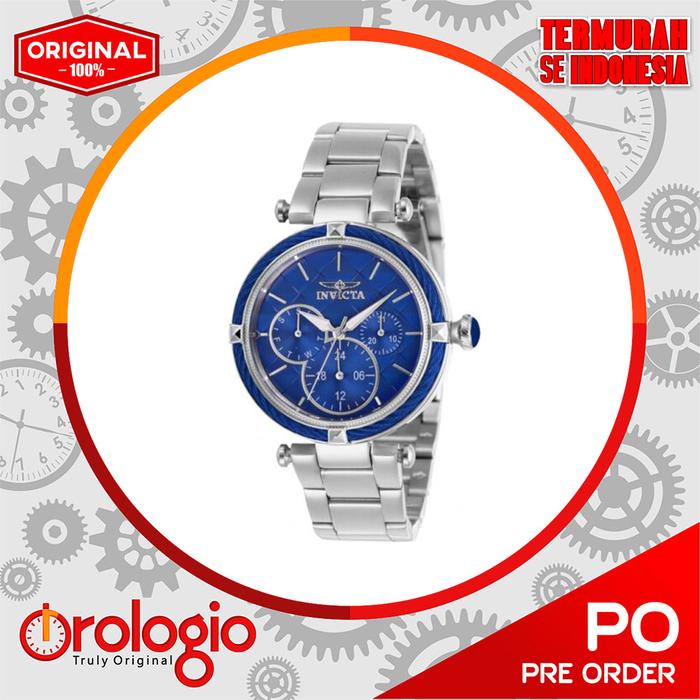 Invicta 28956 Women's 37mm Bolt Blue Dial Quartz Silver Bracelet
