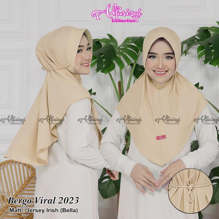 Terlaris Hijab Bergo Tali Kepang Ulir Terbaru 2021 / Original Din's