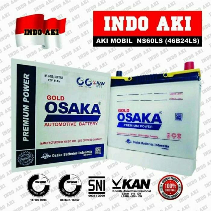 AKI MOBIL NS60LS 46B24LS Yaris Vios Innova CRV HRV Civic Accord OSAKA