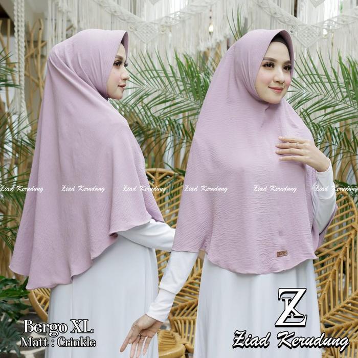 Terlaris BERGO CRINKLE XL BY ZIAD KERUDUNG