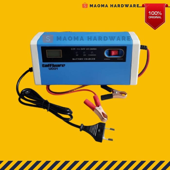 Charger Aki Cas Aki 10A 12V - 24V Cas Aki Mobil Truck Motor 10 Ampere