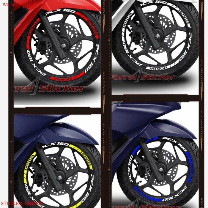 sticker velg pcx 160 motor termurah