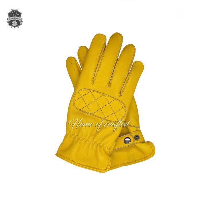 Sarung Tangan Kulit Asli Asterix Vintage. Leather Gloves Asterix murah