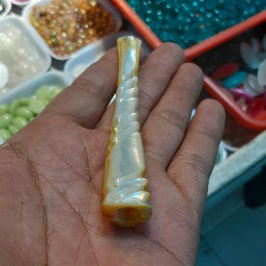 PIPA ROKO KULIT KERANG ASLI BERGIWANG