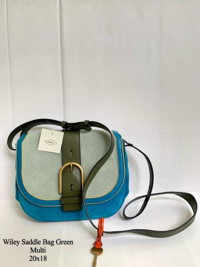 tas BRANDED Wiley Saddle Bag Green Multi