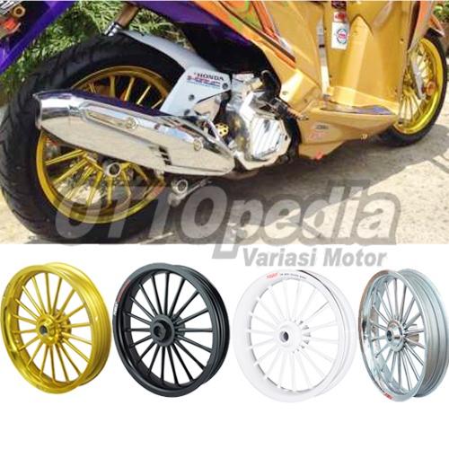 Power Velg Pelek Racing Tapak Lebar Vario 110 Beat Scoopy Cw Karbu Fi