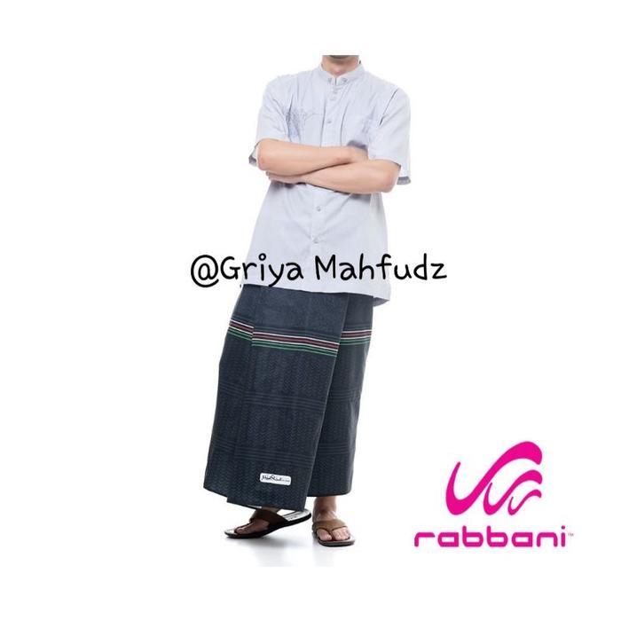 SALE sarung dukhan 2 hitam by rabbani bisa COD .