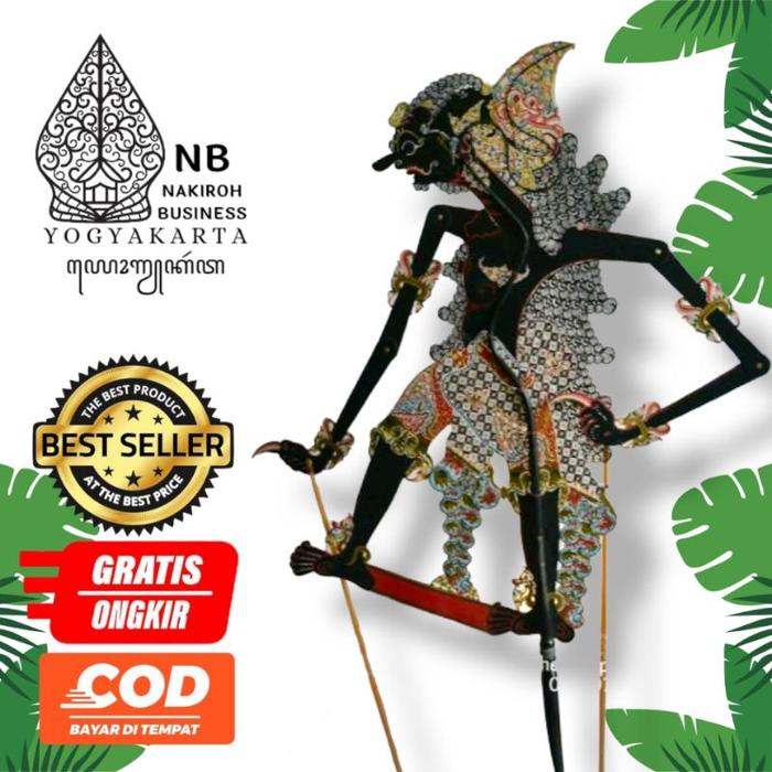 Wayang Kulit Kerbau ASLI Jagal Abilawa/Jagalabilawa/Bima 60 cm