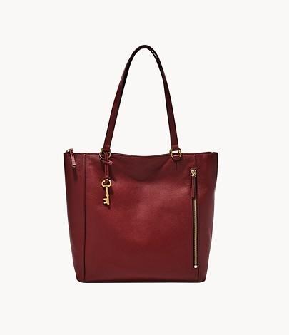 tas BRANDED ORI tara shopper red velvet