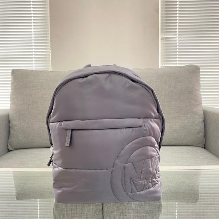 Tas Branded Ori MK rae medium backpack heather grey- Rose Gold - Grey