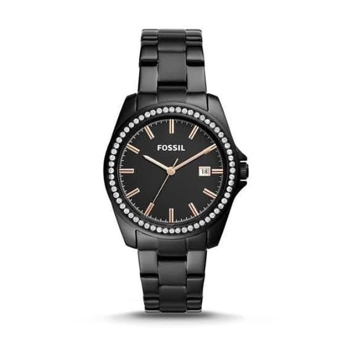 jam tangan BRANDED ORI Janise Black stainless steel BQ3318