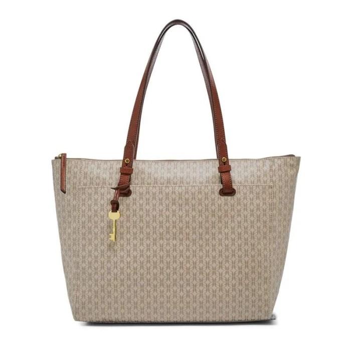 tas BRANDED ORI rachel tote tan