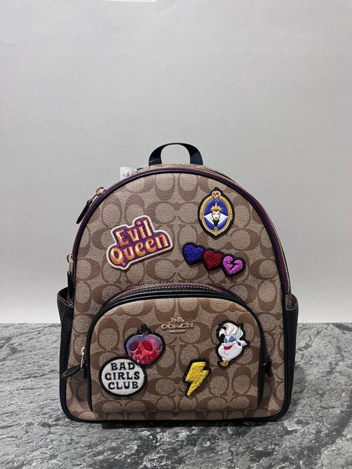 Tas Coachh CC148 Disney X Coach Court Backpack In Signature Canvas