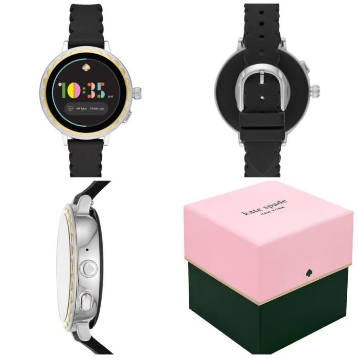 Jam Branded ori Scallop Smartwatch KST2008 Black Leather Strap selaed
