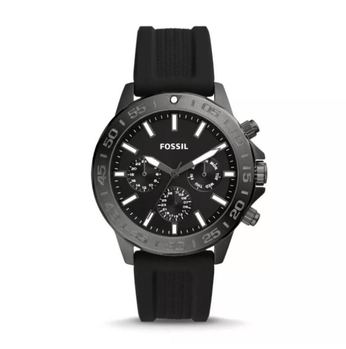 jam tangan BRANDED ORI Bannon Multifunction Black Silicone - BQ2711