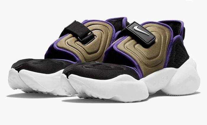 Sepatu nike air rift shoes black gold box ori insole 24