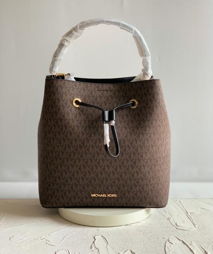 tas BRANDED ORI MK suri large brown