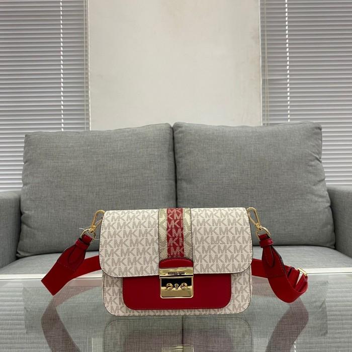 tas BRANDED ORI Mk sloan editor med flap messenger chili multi