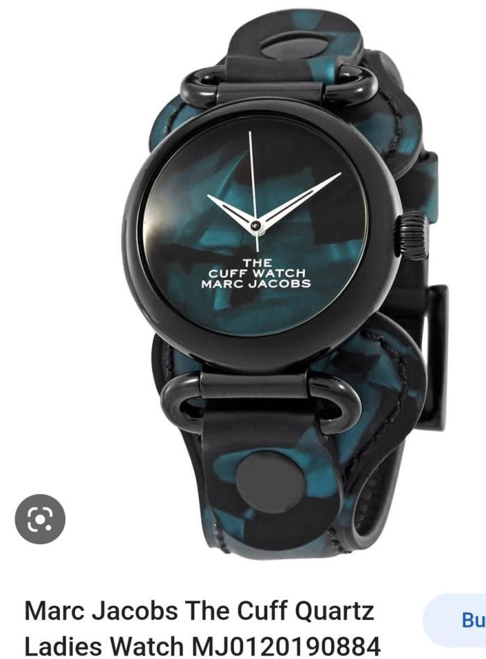 jam tangan BRANDED ORI The Cuff Watch - MJ0120190884 Leather Black Blu