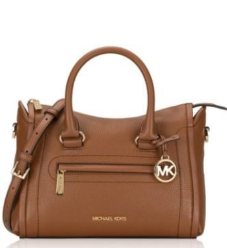 Tas BRANDED ORI MK SIGNATURE CARINE MEDIUM TOP ZIP SATCHEL - lugagge