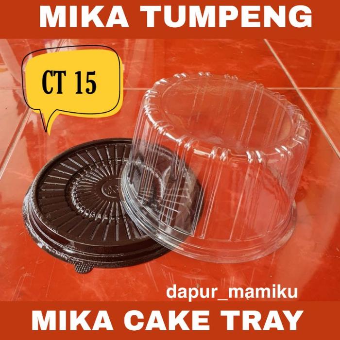 Dapurmami (Isi 10) Mika Ct 15 Mika Puding Ct15 Cake Tray Black Forest