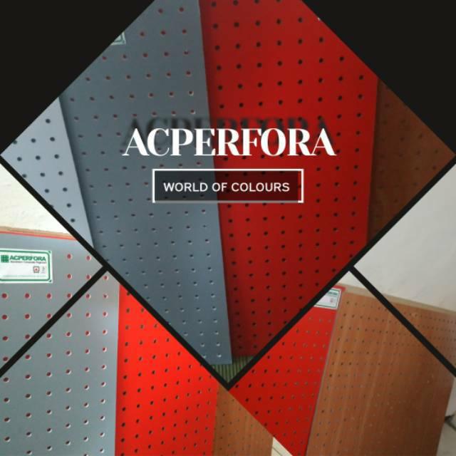Pegboard 60X60 Cm Acperfora Red