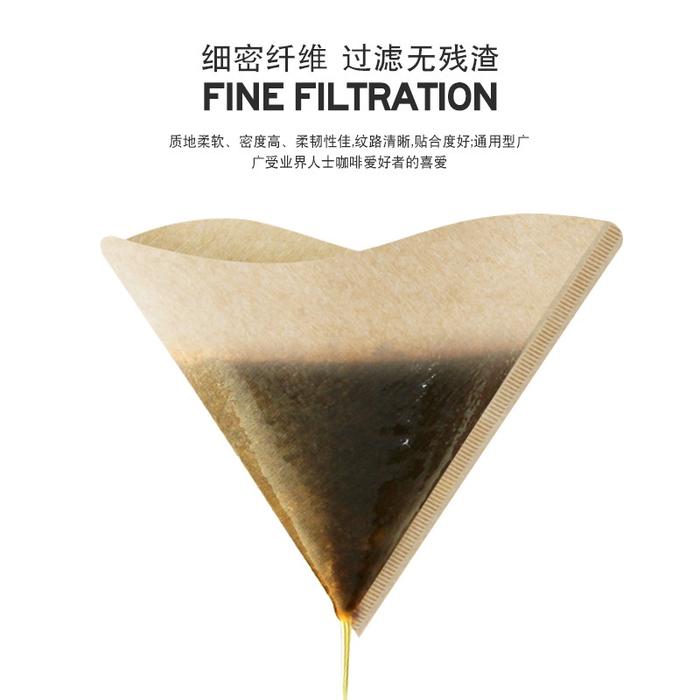 Coffee Filter Paper Kertas Saringan Kopi V60 1-2 Cup Isi 100Pcs