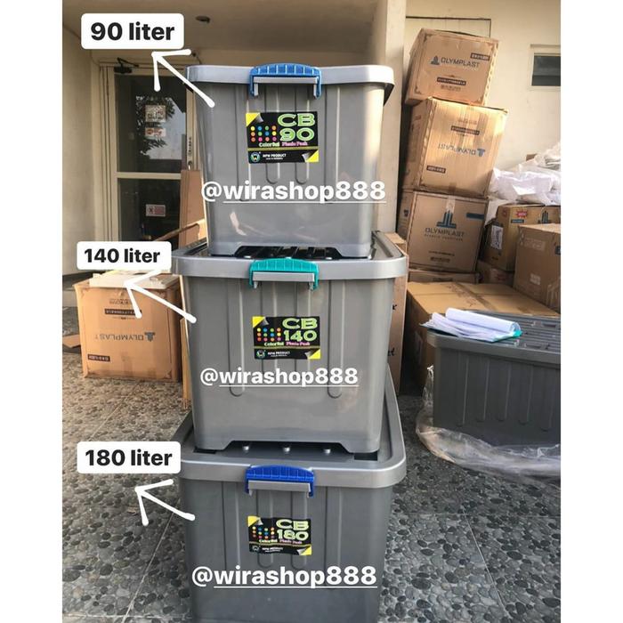 Container Box Plastik Mpw 90 Liter , 140 Liter, 180 Liter