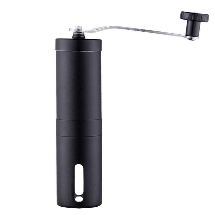 Grinder Manual Stainless Ceramic Burr Black (Penggiling Kopi Manual