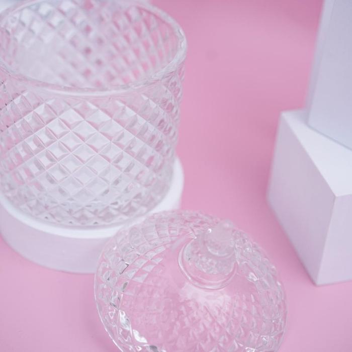 Te Amo Small Glass Jar 350 Ml | Toples Kaca Cantik | Cookies Jar