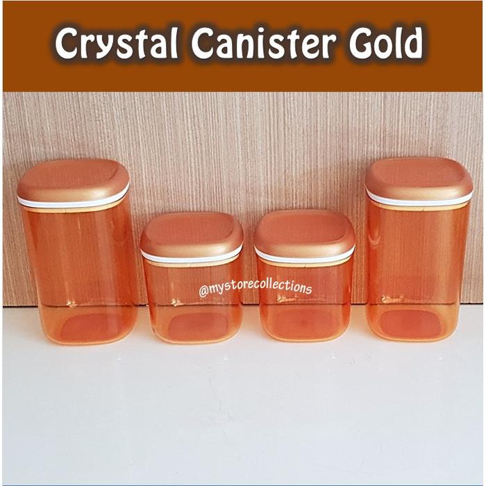 Crystal Canister Gold ( Toples ) Tupwr