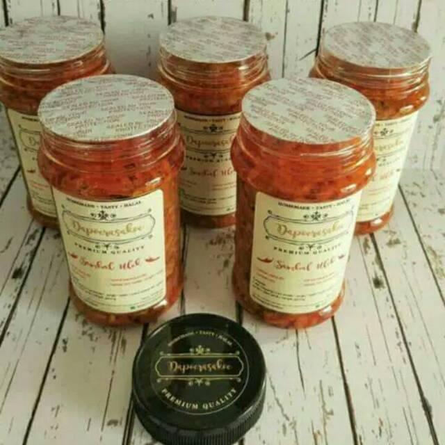 Termurah Seal Foil Botol Sambal Isi 100