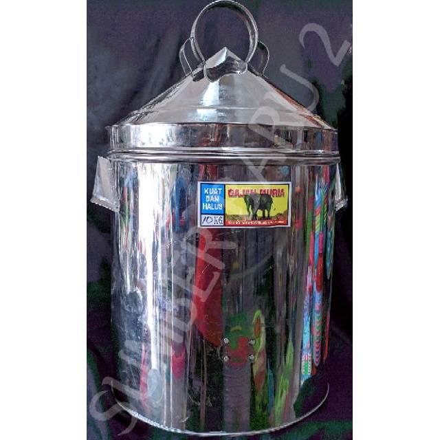 Dandang Nasi Stainless Nekel 10Kg