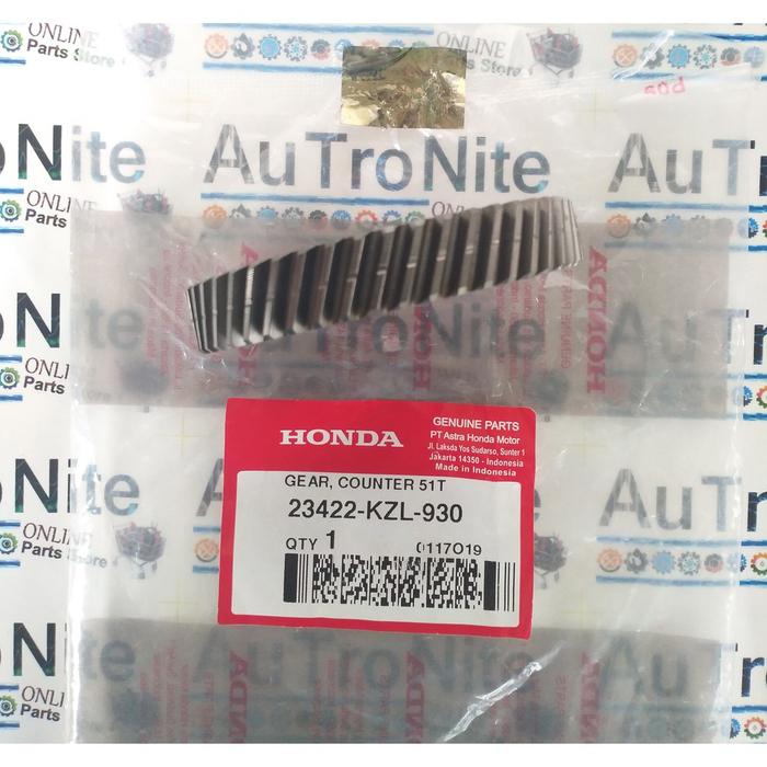 Gear Counter Transmisi 51T 23422-Kzl-930 Original Honda Beat Pop