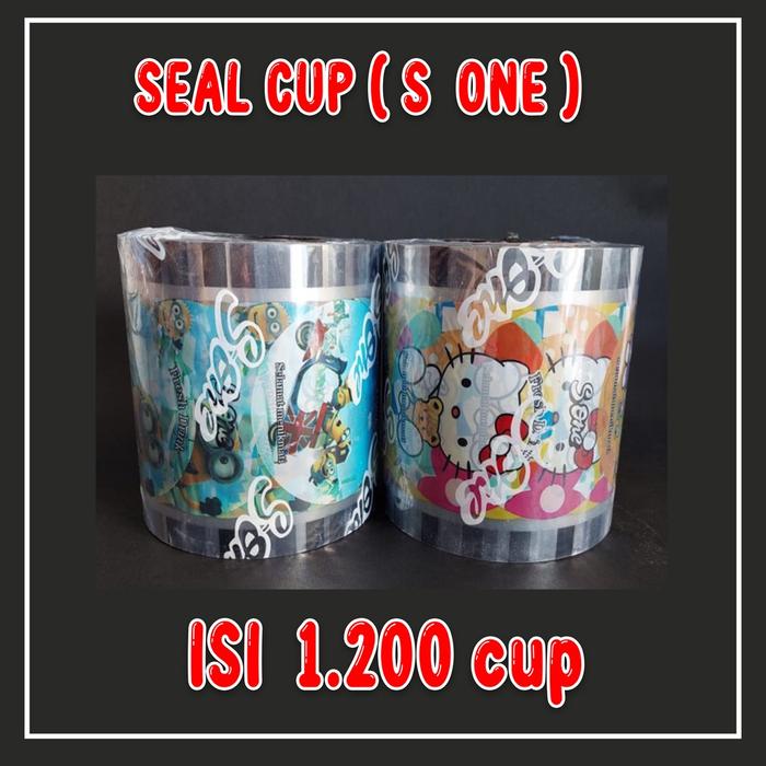 Plastik Lid Roll Sealer Seal Cup Tutup Gelas Plastik 1200 Cup - Polos