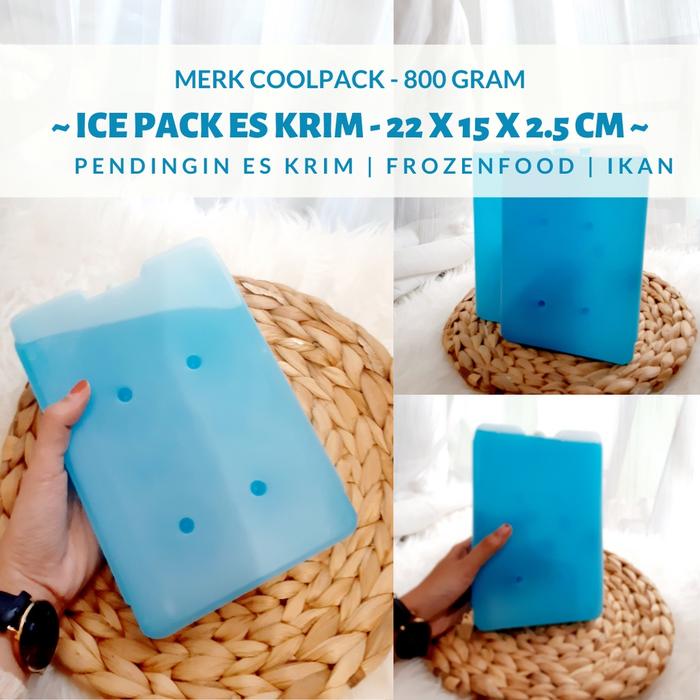 Blue Ice Pack Pack-Bentuk Ice Pack-Pendingin Box Es Krim-Cooler Es