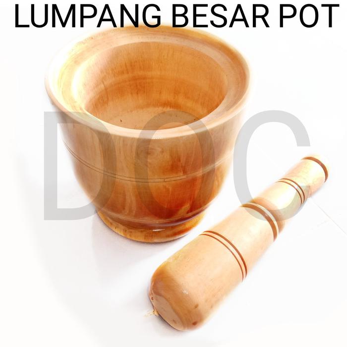 Lumpang Kayu Besar Alat Penumbuk /Lumpang Kayu Dan Alu