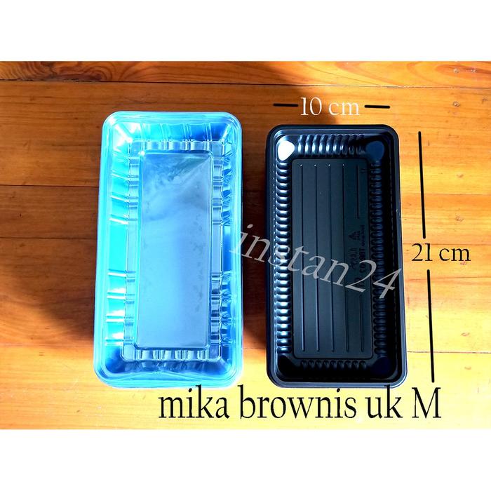 Mika Brownies M / Kotak Kue/ Kotak Brownies Isi 25 Pcs