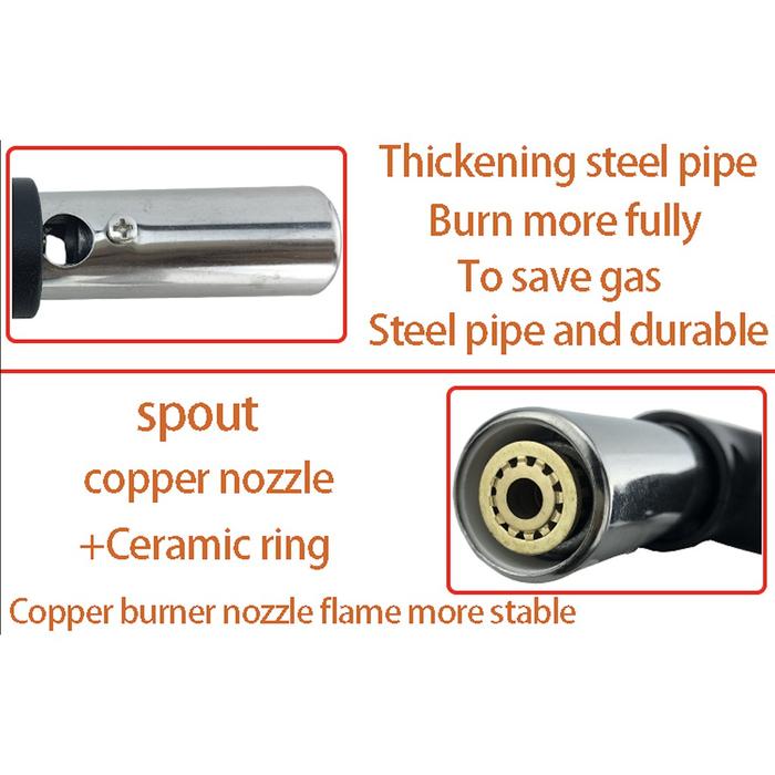 Marumura Portable Gas Torch | Blow Torch | Flame Gun | Gas Torch + Gas