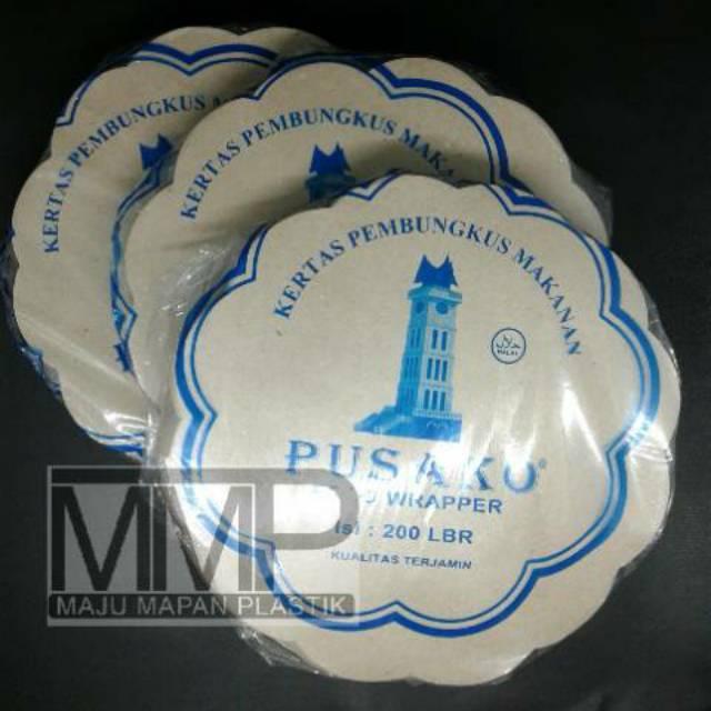Kertas Alas Coklat Pusako Bulat / Kertas Alas Piring Rotan / Kertas