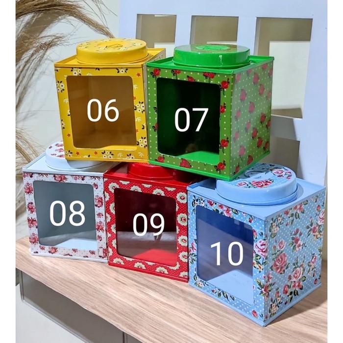 Toples Krupuk Motif ( Toples Model Kaleng Krupuk )