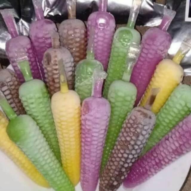 Plastik Es Karakter /Bentuk Jagung Isi 100 Bj