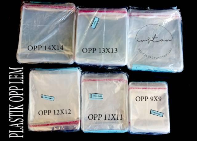 Plastik Opp Lem / Plastik Kaca Lem 10X10 Isi 10 Pak = 1000 Bj
