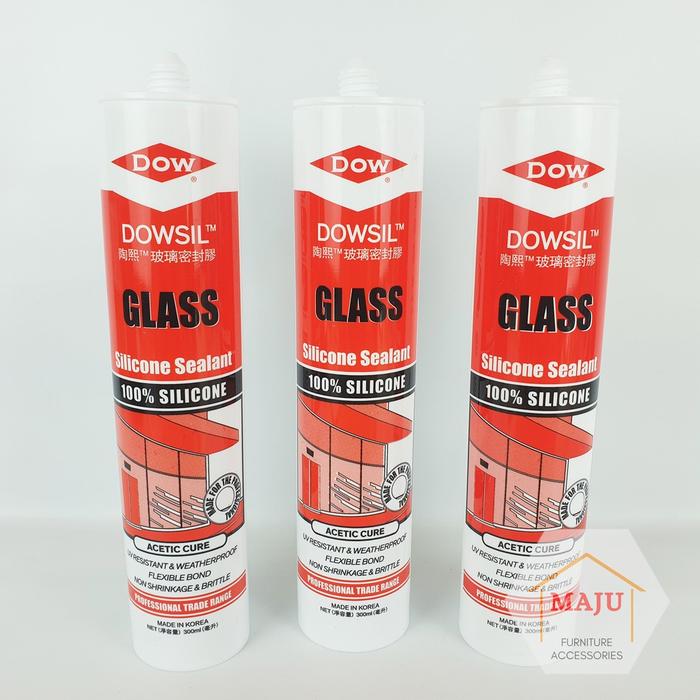 Dowsil Silicone Sealent / Silikon Akuarium Dow Corning 300 Ml Glass