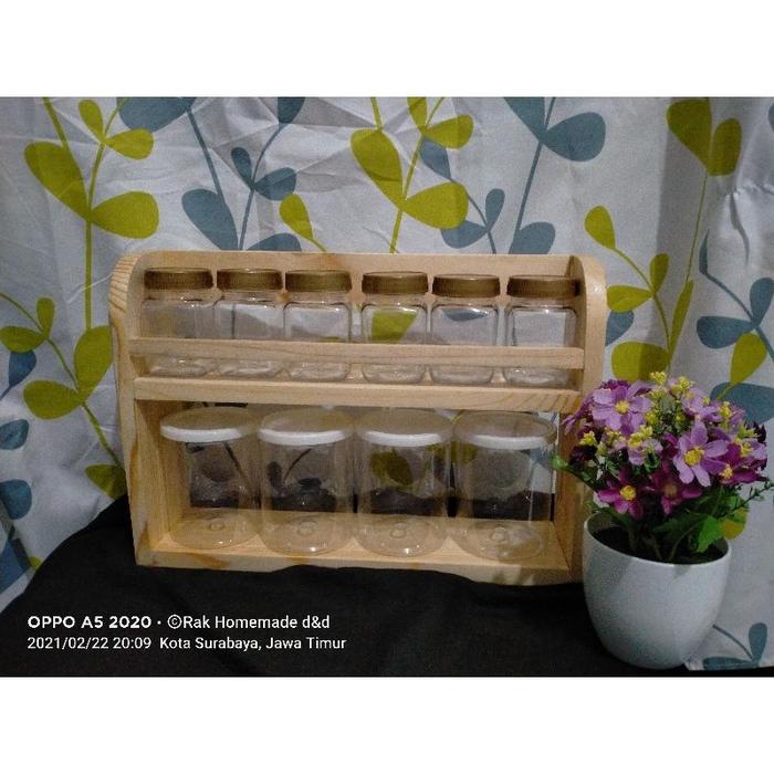 Rak Bumbu Set Toples 10Pcs