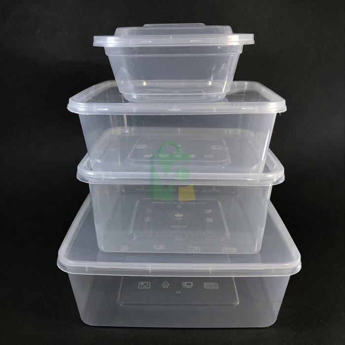 Thinwall/ Kotak Persegi/ Box Makan Plastik (Sq/Persegi) 1500Ml