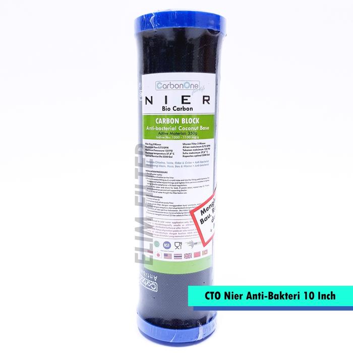 Nier Cto Antibacterial - Catridge Filter 10 Inch