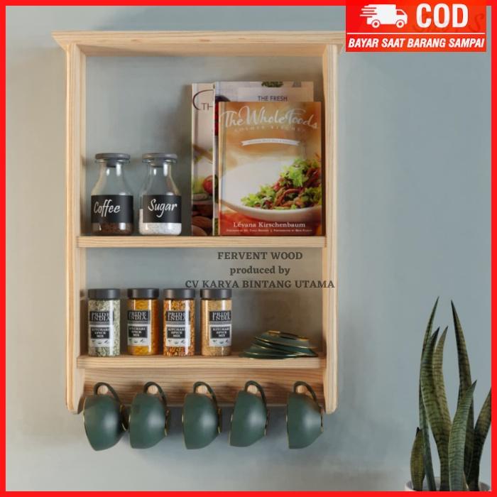 Rak Dapur Rak Bumbu Gantung Minimalis Rak Dinding