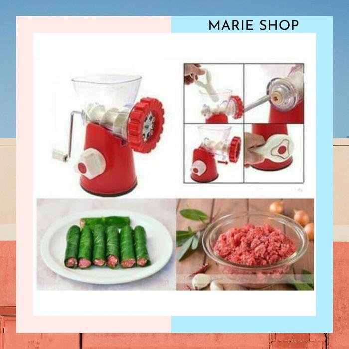 Meat Mincer Grinder Penggiling Daging Sayuran Bumbu Dapur Alat Masak