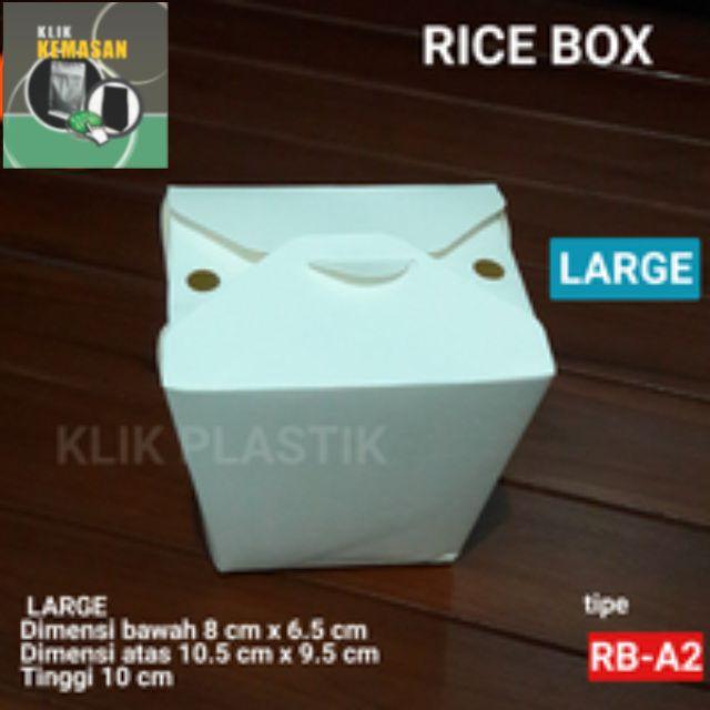 Ricebox Large/Foodpail Rice Box Papercup Papersoup Kotak Nasi Bento